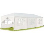 Goplus - 3x9m tonnelle tente de rception 8 bches avec fentres, pergola avec piquets et cordes, tissu ...