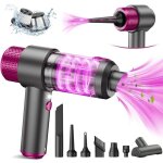 4 - en - 1 aspirateur voiture puissant sans fil, 15kpa mini aspirateur a main sans fil, double syst�me ...