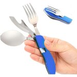 4 en 1 vaisselle de camping matériel de camping mis en acier inoxydable fourchette cuillère ensemble ... 4 en 1 vaisselle de camping matériel de camping mis en acier inoxydable fourchette cuillère ensemble ...