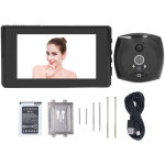 4. 3in 1080p hd judas sonnette cam�ra d�tection humaine capteur vision nocturne vid�o sonnette cam�ra ...