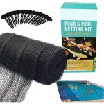 4, 5m x 6m filet pour bassin à koï noir, couverture en filet à mailles fines - protège les poissons koï ... 4, 5m x 6m filet pour bassin à koï noir, couverture en filet à mailles fines - protège les poissons koï ...