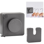 4, 8m corde � linge r�tractable, etendoir retractable linge exterieur, corde � linge murale en acier ...