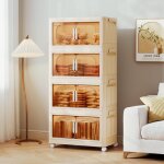 4 boites organisateur de rangement plastiques pliable avec roulettes, anti - poussière, boite caisses ... 4 boites organisateur de rangement plastiques pliable avec roulettes, anti - poussière, boite caisses ...