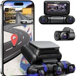 4 - canaux dashcam, 360� camera voiture avant arri�re gauche droite, radar � micro - ondes d�tection ...