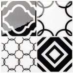 Smart tiles - 4 crdences adhsives - vintage bilbao multicolore - effet carreaux de ciment - 22. 86 ...