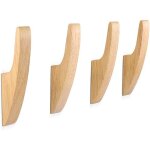 4 crochets et pat�res pour la maison, porte manteau mural bois, patere murale boi vintage multifonctionnelles, ...