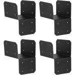 4 �querres haute r�sistance pour pergola, connecteurs jonction poteau abris, terrasses, gaz�bos, jardins ...