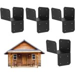 4 �querres pour pergola, connecteur de poutre porteuse haute r�sistance, usage tonnelles et terrasses ...