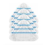 4 housses lingettes pour balai vapeur silvercrest lidl universel accessoires pour nettoyeurs vapeur