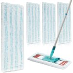 4 housses de serpill�re pour serpill�re leifheit profi xl micro duo / profi xl cotton plus, housse de ...