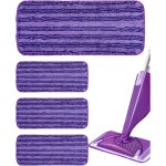 4 lingettes swiffer wetjet - microfibre lavable - recharge