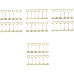 4 lots x 12 supports photo �l�gants ? pinces menu c?ur pour mariage