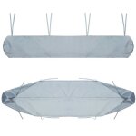4 m sac de protection pour store banne(gris), housse de protection anti - poussire pour auvent de terrasse ...