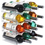 4 niveaux, 12 conteneurs empilables Étagère de rangement pour bouteilles autoportante pour comptoirs ... 4 niveaux, 12 conteneurs empilables Étagère de rangement pour bouteilles autoportante pour comptoirs ...