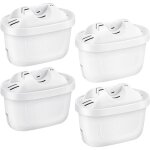 4 pack brita cartouche filtre, compatibles brita maxtra mava elemaris xl carafe filtrante, 3 �tapes de ...