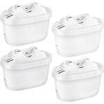 4 pack brita cartouche filtre, compatibles brita maxtra mava elemaris xl carafe filtrante, 3 �tapes de ...
