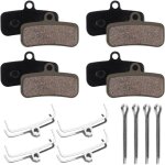4 paires plaquettes de frein � disque de v�lo, plaquette de frein vtt, plaquette de frein velo electrique, ...