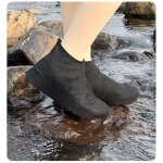 4 paires surchaussures lavable antid�rapants, sur chaussures r�utilisables, couvre chaussure impermeable, ...