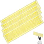 4 pcs bonnettes microfibre accessoire pour k�rcher nettoyeur de vitres wv 2 / wv5