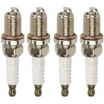 4 pcs bougies d'allumage pour motos de tondeuse, compatible champion rc12yc, briggs et stratton 491055, ...
