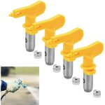 4 pcs buse de pulv�risation en acier tungst�ne airless 517 et 415 deux tailles pistolet pulverisation ...