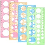 Memkey - 4 pcs cercle pochoir cercle gabarit 4 couleurs plastique gabarit dessin pochoir dessin outil ... Memkey - 4 pcs cercle pochoir cercle gabarit 4 couleurs plastique gabarit dessin pochoir dessin outil ...
