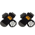 4 pcs chaussettes anti - d�rapantes chien chat, r�glables pour chien chaussettes, prot�ge les pattes ...