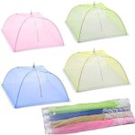 4 pcs cloche alimentaire / cloche anti - insectes / aliments tente / couvercle de nourriture pliante ...