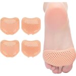 4 pcs coussinets m�tatarsiens gel silicone souple, coussinet plantaire avant pied talons hauts, chaussures ...