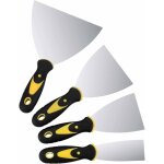 4 pcs couteau � enduire spatules en acier inoxydable, spatule bricolage, spatule mastic, spatule a enduire ...