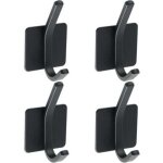4 pcs crochet adh�sif pat�re murale adh�sive en acier inoxydable sus 304 porte manteau mural noir porte ...