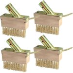 4 pcs d�sherbage brosse m�tallique, brosse � mauvaises remplacement, mauvaises herbes brosse en acier, ...