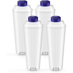 4 pcs dlsc002 filtres pour delonghi magnifica s, dinamica, ecam, esam, etam, primadonna, bco, ec serie ...