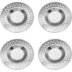 4 pcs filtre �vier cuisine, grille evier cuisine, filtre lavabo, filtre cheveux baignoire, en acier inoxydable ...