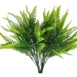 4 pcs fougres artificielles extrieure fougre plantes faux arbustes artificiels verdure buisson boston ...