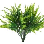 4 pcs foug�res artificielles ext�rieure foug�re plantes faux arbustes artificiels verdure buisson boston ...