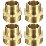 4 pcs mamelon laiton r�duit, raccord male male 3 / 4'' x 1', r�duction double m�le 26 / 34 - 20 / 27, ...