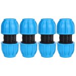 4 pcs pe en plastique 25mm � 25mm droite tuyau d'eau connecteur ppr pe pvc tuyau connexion raccord