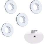 4 pcs trou rond de trop - plein couvercle de trop - plein pour éviers anneaux de débordement couvercle ... 4 pcs trou rond de trop - plein couvercle de trop - plein pour éviers anneaux de débordement couvercle ...