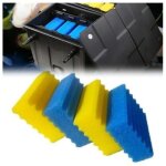 4 pice cbf350 ponges filtrantes de bassin mousse de filtration biologique efficace, nettoyage et remplacement ...