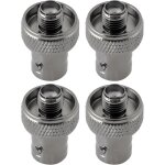 4 pi�ces adaptateur bnc femelle vers sma m�le pour radios avec connecteur d'antenne sma m�le encastr� ...