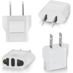 4 pi�ces adaptateur usa, adaptateur eu europe france vers etats - unis / am�ricain / us / chine / japon ...