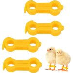 4 pi�ces bagues de traitement pour pattes �cart�es d'oiseaux, attelle de traction pour jambe de poussin, ...