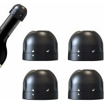 4 pi�ces de bouchon d'�tanch�it� de champagne, cadeau compagnon de diffusion en direct, mini bouchon ...