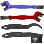 4 pi�ces brosses de nettoyage - nettoyeur de cha�ne pour v�los, motos et vtt - v�los brosse chaine - ...