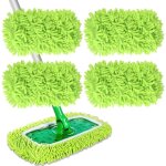 4 pièces chiffons de serpillière microfibre pour swiffer sweeper, serpillière recharge balai vapeur, ... 4 pièces chiffons de serpillière microfibre pour swiffer sweeper, serpillière recharge balai vapeur, ...