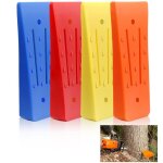 4 pi�ces coins d'abattage d'arbres, arbre abattage morceaux cales d?abattage pour tron�onneuse pour enregistre ...