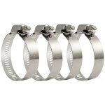Zvd - 4 pices collier de serrage tuyau rglable 27 - 51 mm en inox 304