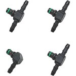 4 pi�ces connecteur retour injecteur gasoil, retour injecteur gasoil pour common rail s�rie, connecteur ...