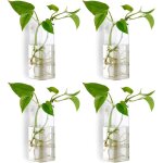 4 pi�ces cristal verre tenture murale fleur vase planteur terrarium conteneur pot de fleur